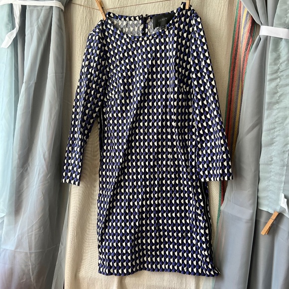 NWOT J Crew 3/4 Sleeve Sheath Dress 4 - Picture 1 of 7